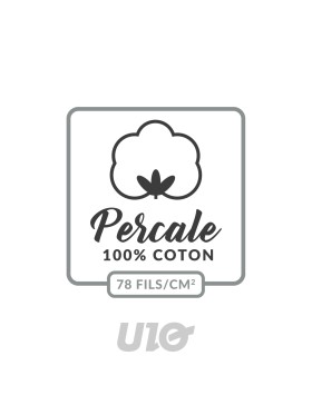 Funda nórdica doble, percal liso, 78 hilos