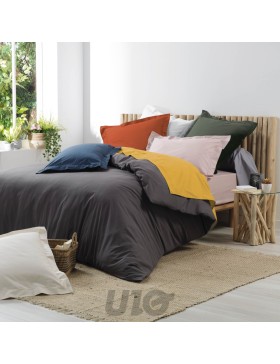 Copripiumino matrimoniale, percalle semplice, 78 fili