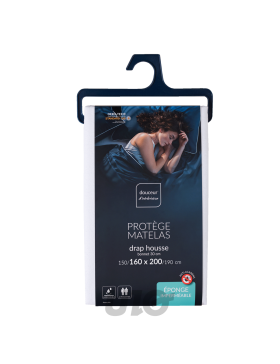 PROTEGE MATELAS EPONGE PEVA ANTI-ACARIENS_