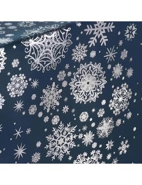 Promo Linnen Rond Vuilafstotend Kersttafelkleed - Constellation