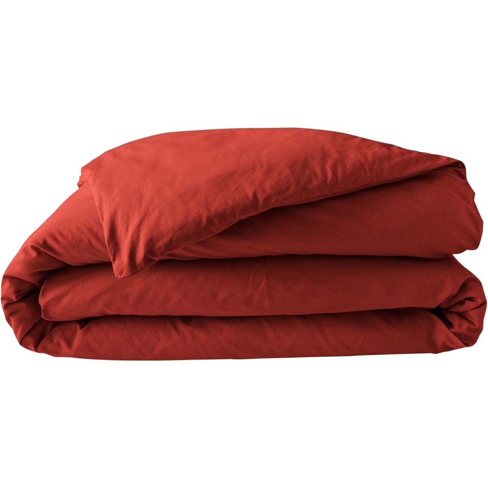 Effen Percale Dekbedovertrek - Luxe en Comfort Beddengoedset