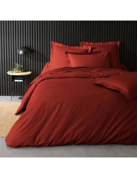 Effen Percale Dekbedovertrek - Luxe en Comfort Beddengoedset