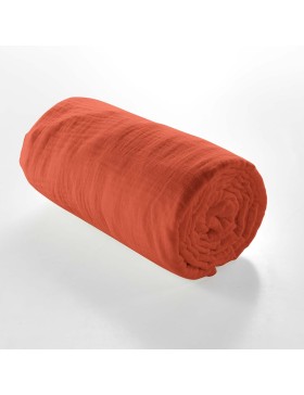 Lençol de algodão com elástico - Bolso profundo de 30 cm - Vários tamanhos - Várias cores