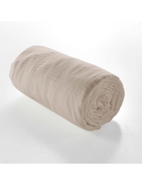 Lençol de algodão com elástico - Bolso profundo de 30 cm - Vários tamanhos - Várias cores