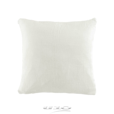 Coussins en Gaze de coton Blanc 40 x 40 cm