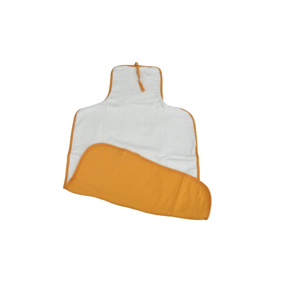 Materassino fasciatoio portatile 44x75 cm - Garza di cotone + spugna con maniglia