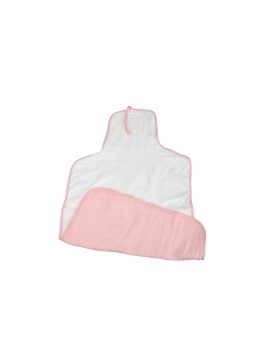 Cambiador portátil 44x75 cm - Gasa de algodón + Rizo con asa