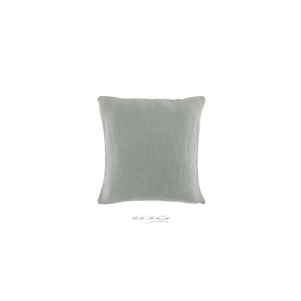 Coussins en Gaze de coton Gris 40 x 40 cm