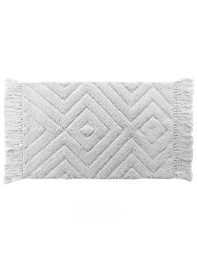 Tapis Rectangle à Franges 50 x 80 cm - Nara en Coton et Polyester