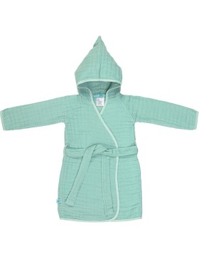 Baby-Bademantel – Baumwollgaze – 100 % Baumwolle