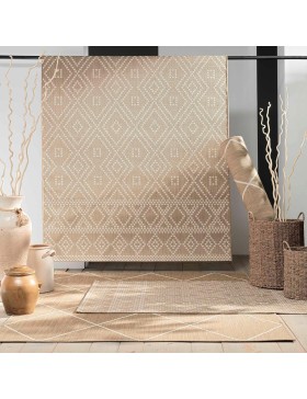Tania Platgeweven Rechthoekig Vloerkleed - 120x170 cm of 160x230 cm - Elegantie en Duurzaamheid voor Uw Interieur_