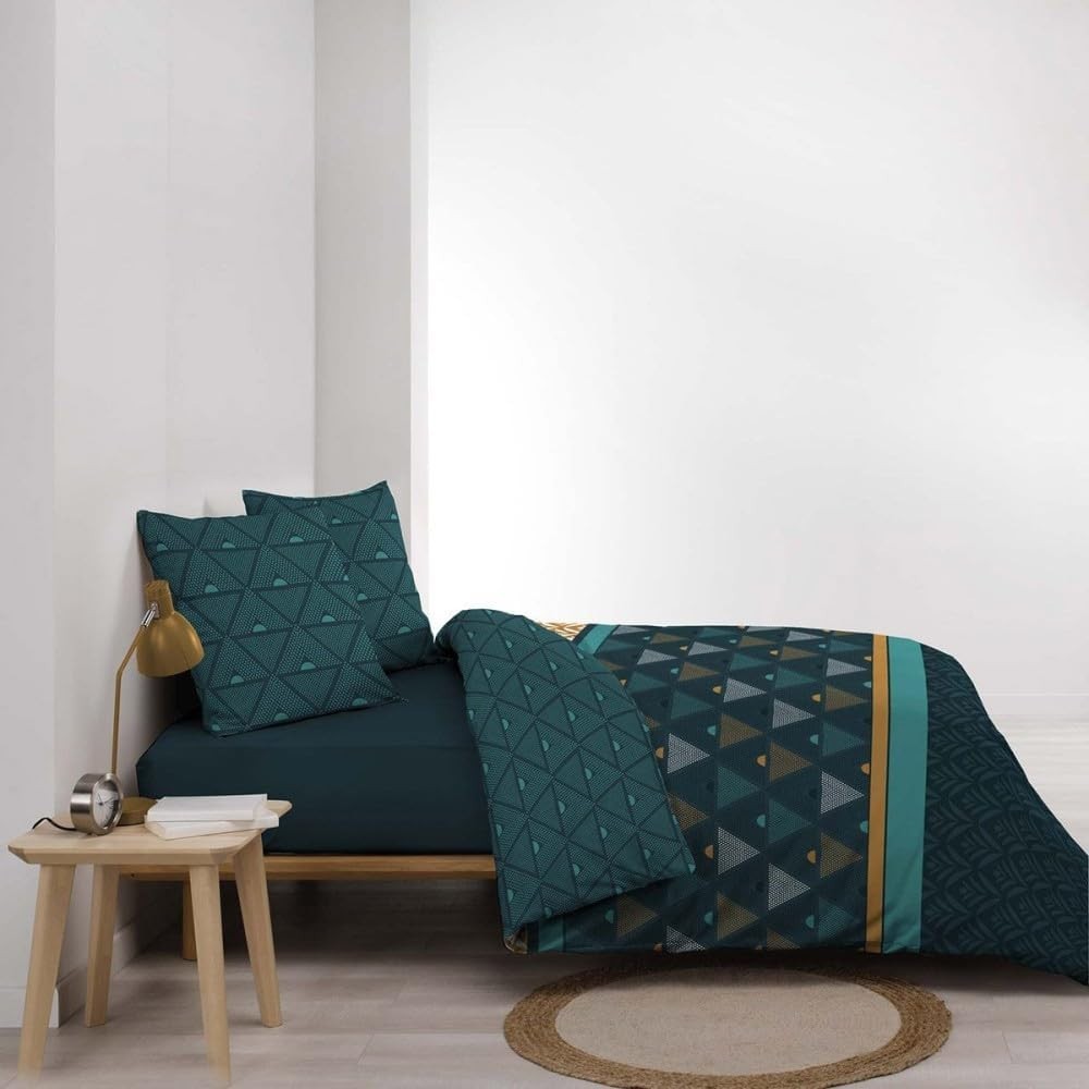 Juego de cama Triad: microfibra estampada, suave y con certificación Oeko-Tex