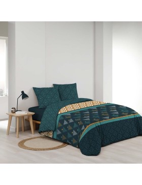 Juego de cama Triad: microfibra estampada, suave y con certificación Oeko-Tex