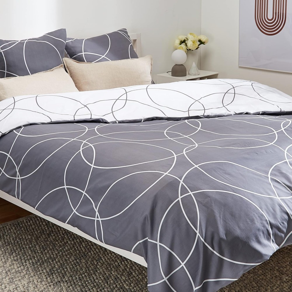 Conjunto de cama Elton - Microfibra estampada, macia e com certificação Oeko-Tex