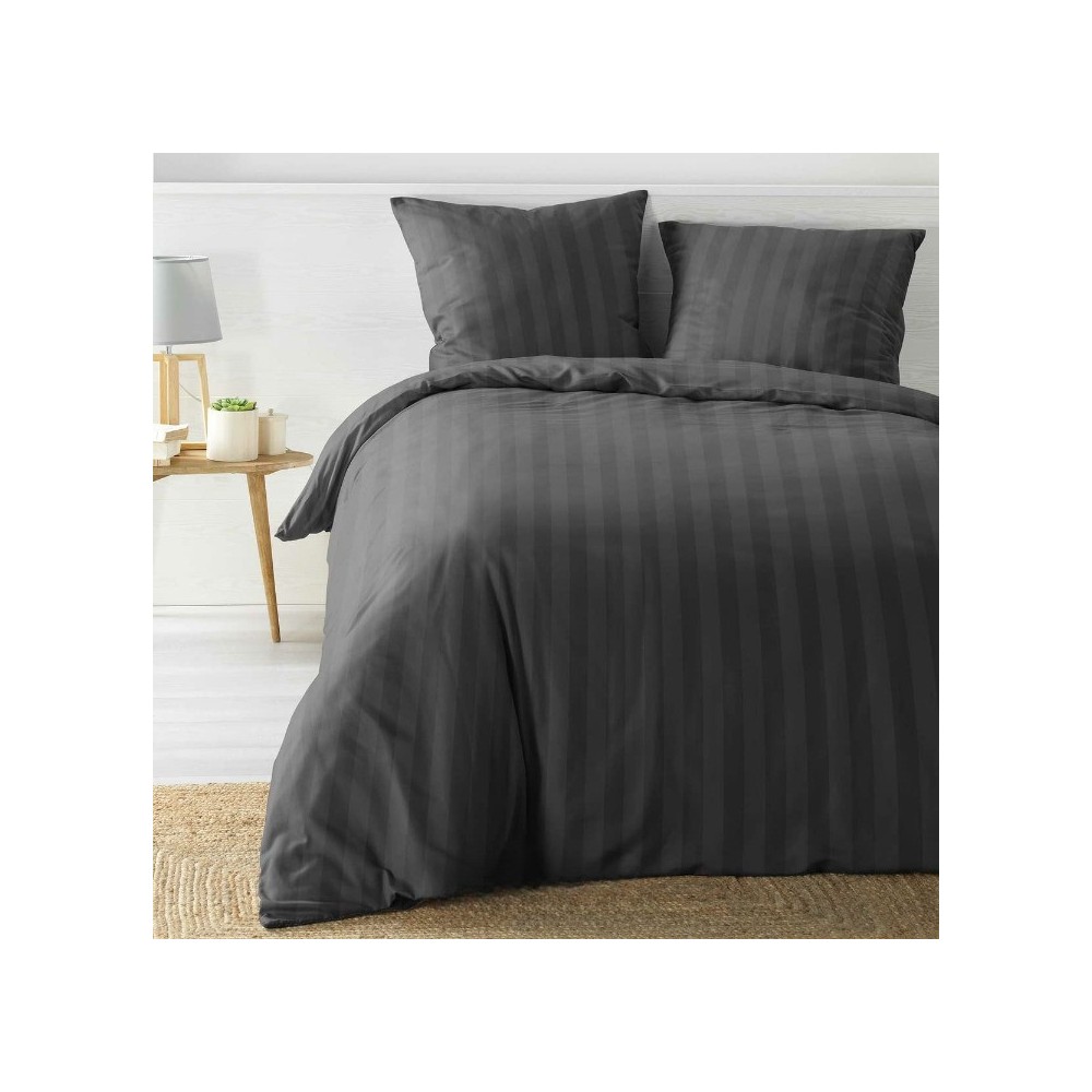 Beddengoedset - Cléo UNI dekbedovertrek 240 x 220 cm + kussenslopen_