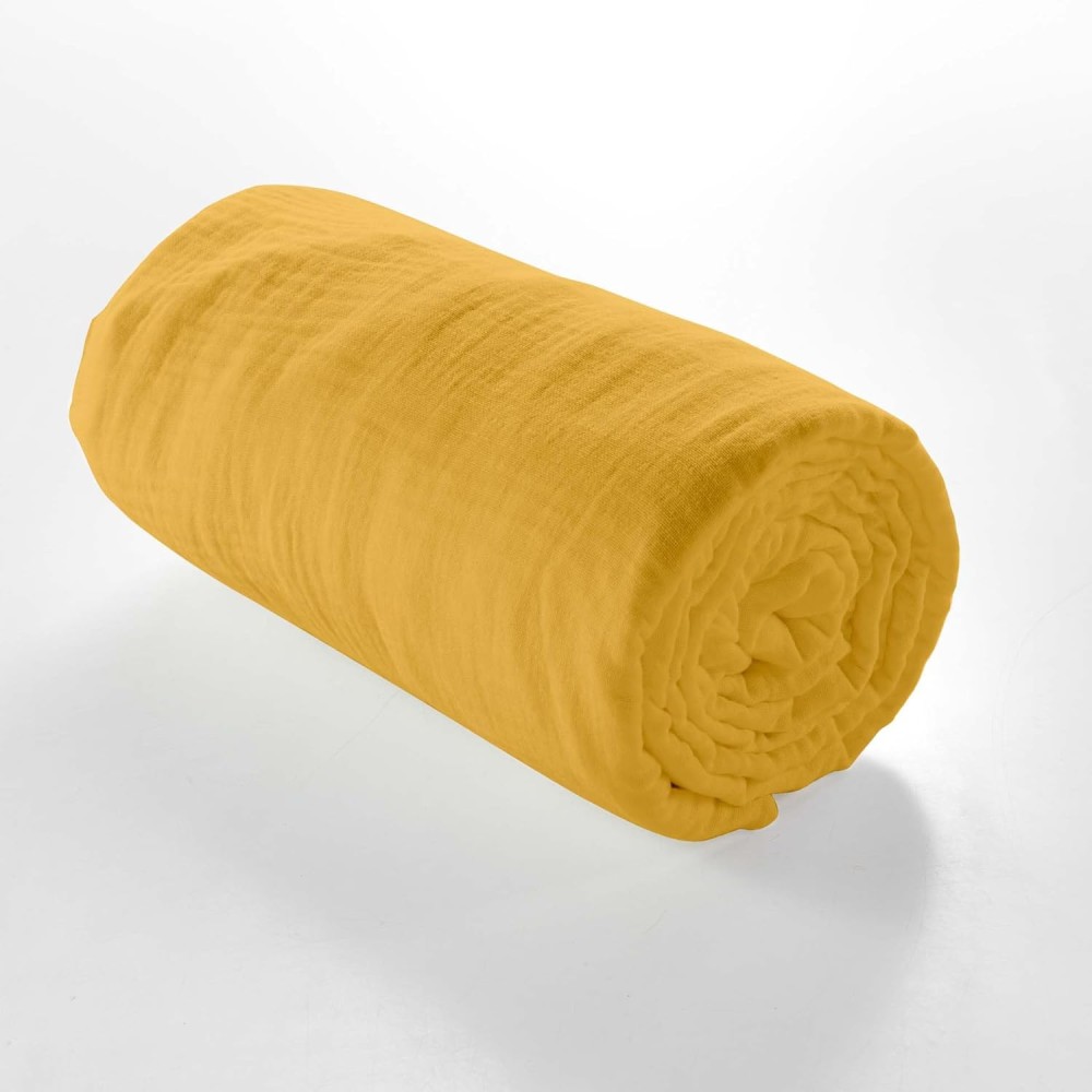 Hoeslaken van katoengaas - 30 cm diepe zak - Meerdere maten - Meerdere kleuren
