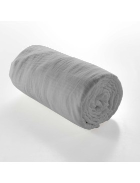 Lençol de algodão com elástico - Bolso profundo de 30 cm - Vários tamanhos - Várias cores