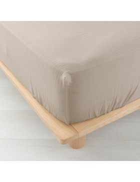 Hoeslaken van katoengaas - 30 cm diepe zak - Meerdere maten - Meerdere kleuren