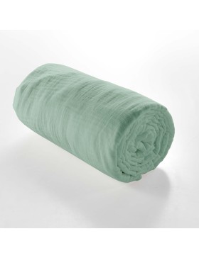 Lençol de algodão com elástico - Bolso profundo de 30 cm - Vários tamanhos - Várias cores