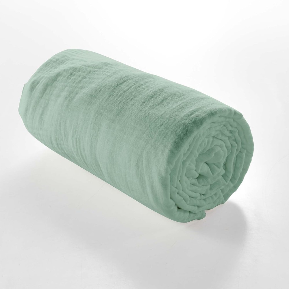 Hoeslaken van katoengaas - 30 cm diepe zak - Meerdere maten - Meerdere kleuren