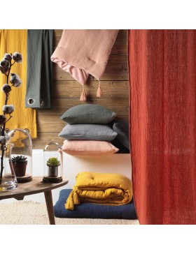 Lenzuolo con angoli in garza di cotone - Tasca profonda 30 cm - Varie misure - Vari colori