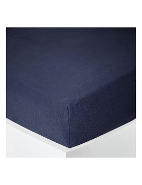 Lençol de algodão com elástico - Bolso profundo de 30 cm - Vários tamanhos - Várias cores