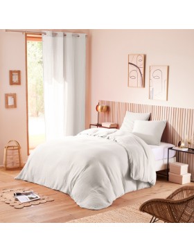 Set di 2 federe in garza di cotone - Morbide, traspiranti, certificate Oeko-Tex