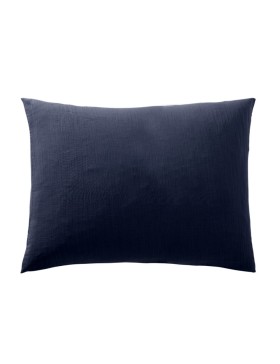 Juego de 2 fundas de almohada de gasa de algodón: suaves, transpirables y con certificación Oeko-Tex.