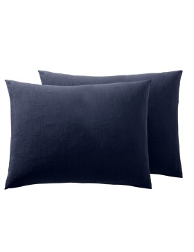 Conjunto de 2 fronhas de gaze de algodão - Macias, respiráveis e com certificação Oeko-Tex.