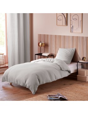 Set di 2 federe in garza di cotone - Morbide, traspiranti, certificate Oeko-Tex