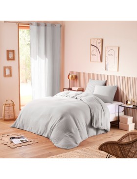 Set di 2 federe in garza di cotone - Morbide, traspiranti, certificate Oeko-Tex