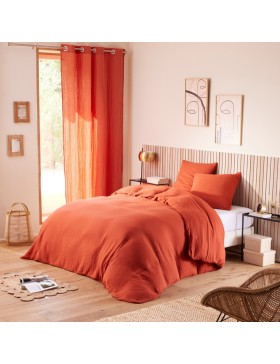 Set di 2 federe in garza di cotone - Morbide, traspiranti, certificate Oeko-Tex