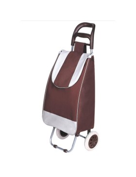 Carrello della spesa, carrello della spesa a 2 ruote, capacità 30 kg, 2 ruote, carrello del mercato
