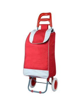 Winkelwagen, 2 wielen winkelwagen, 30 kg capaciteit, 2 wielen, marktwagen