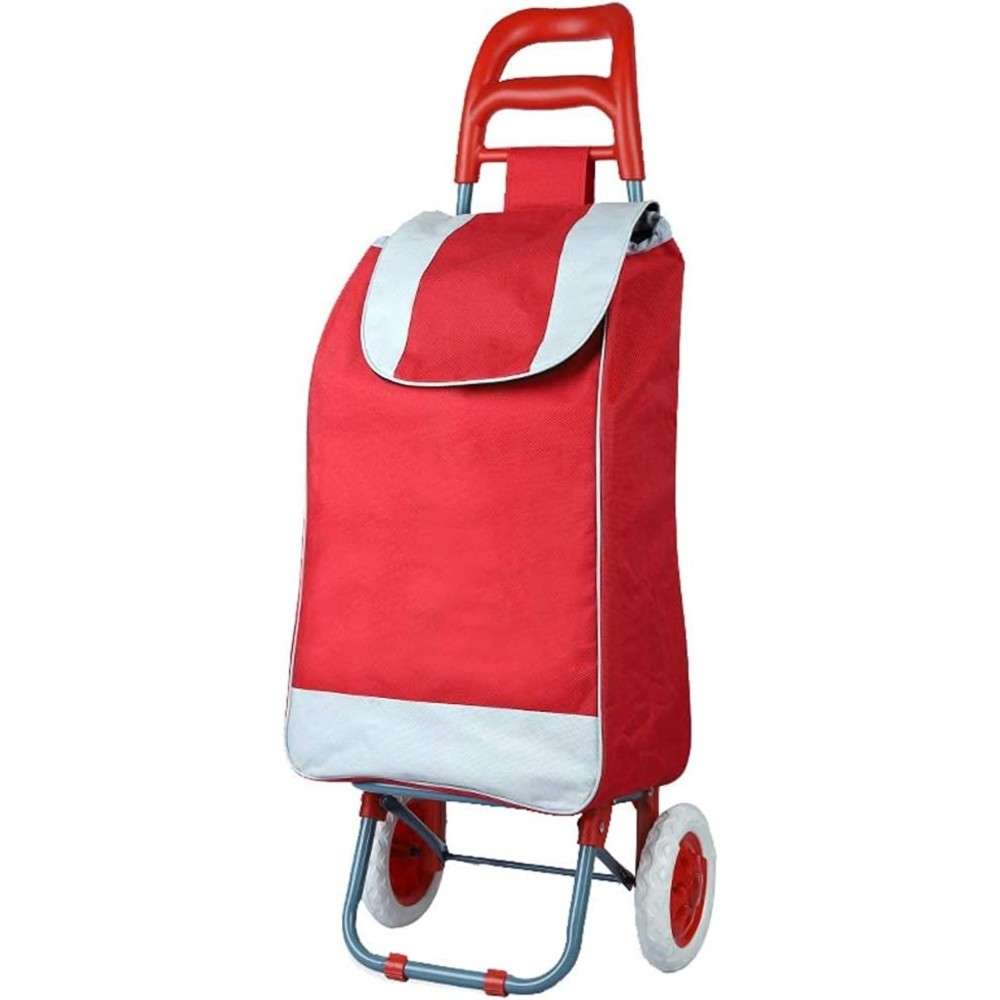 Carrinho de compras, carrinho de compras com 2 rodas, capacidade de 30 kg, 2 rodas, carrinho de mercado