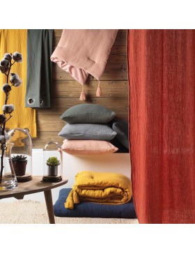 Conjunto completo de 4 peças em gaze de algodão 240 x 220 cm - certificado Oeko-Tex
