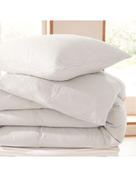 Conjunto completo de 4 piezas en Gasa de Algodón 240 x 220 cm