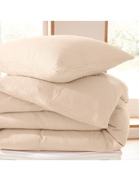 Conjunto completo de 4 peças em gaze de algodão 240 x 220 cm