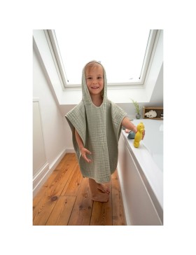 Poncho para bebé - Gasa de algodón - 100% algodón