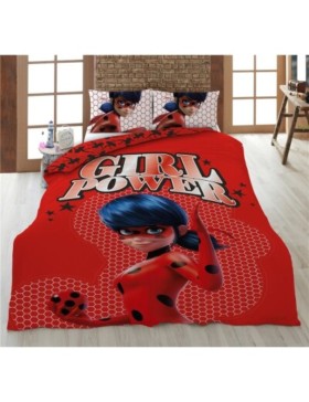 Set di biancheria da letto Miraculous – Marinette – Copripiumino + federa