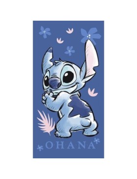 Serviette de Plage Lilo & Stitch – Stitch Ohana – 70x140 cm – 100% Polyester