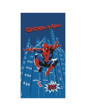 Serviette de Plage Spider-Man – 70x140 cm – 100% Coton – Produit Officiel