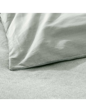 3-delige beddengoedset - 100% garengeverfd katoen - Meline