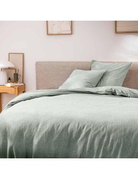 3-delige beddengoedset - 100% garengeverfd katoen - Meline