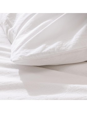 3-delige beddengoedset - 100% garengeverfd katoen - Meline