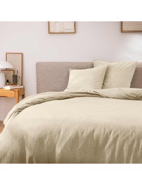 3-delige beddengoedset - 100% garengeverfd katoen - Meline