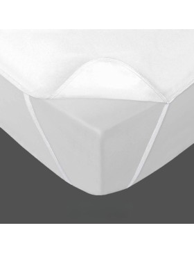 Protetor de cama descartável impermeável + 2 faixas elásticas - Polipropileno - Jessy White