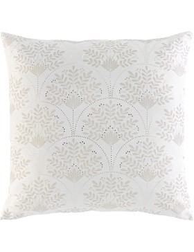 MAJESTIA 60 x 60 CM FUNDA COMPRIMIDA DESMONTABLE, POLIÉSTER ESTAMPADO METALIZADO