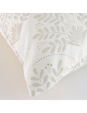 MAJESTIA 60 x 60 CM CAPA REMOVÍVEL COMPRIMIDA, POLIÉSTER COM IMPRESSÃO METÁLICA