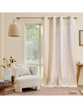 Cojín Comprimido Desmontable 45x45 cm Polialgodón Estampado - SAHARIS